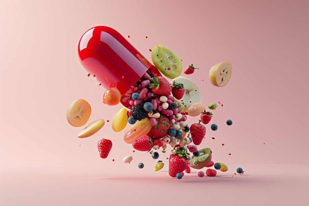 view-healthy-food-incased-pill-shaped-container